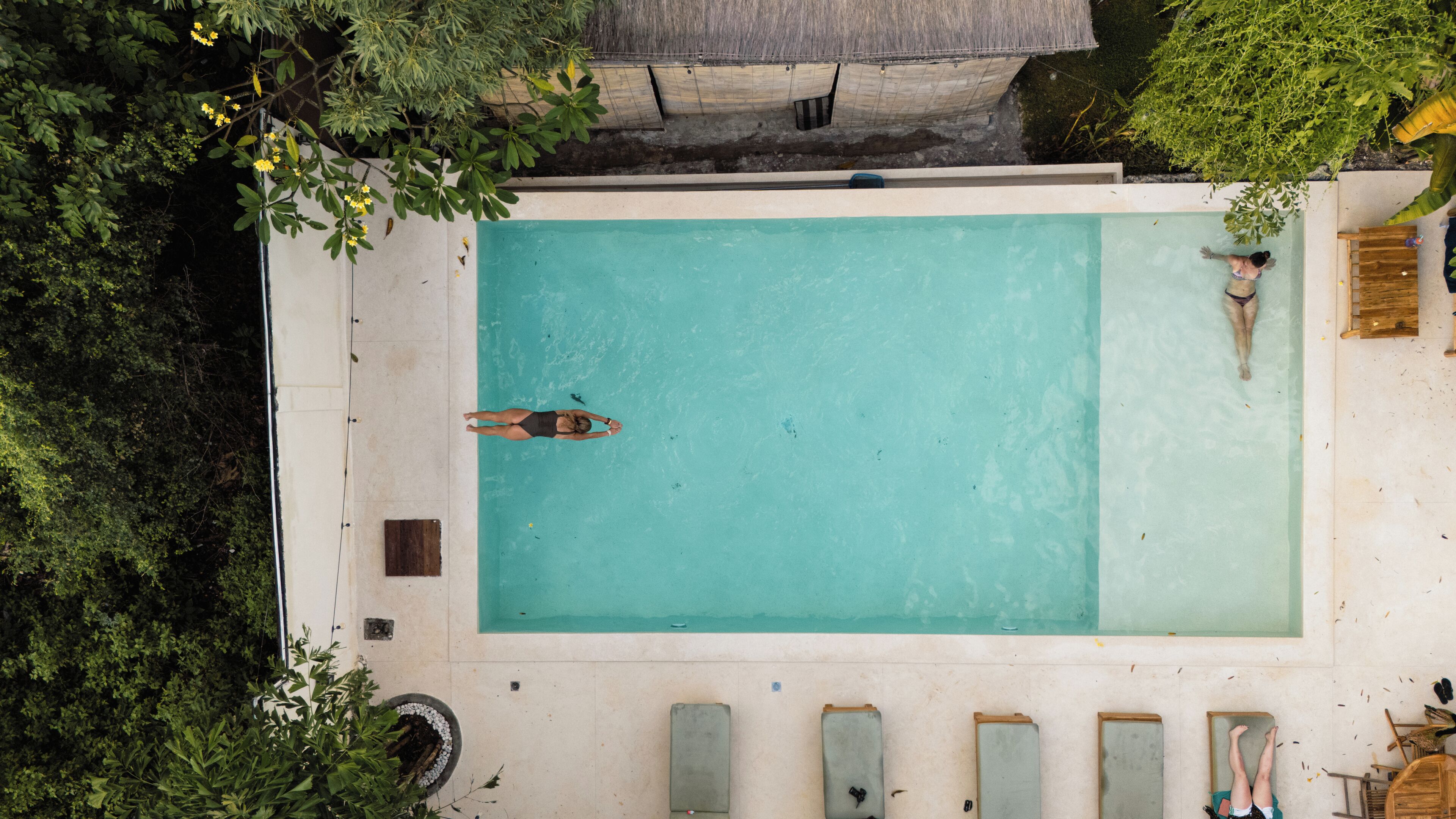 Alberca al aire libre 