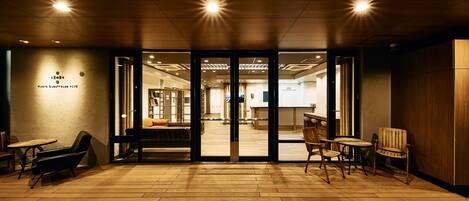 Façana frontal de l'allotjament