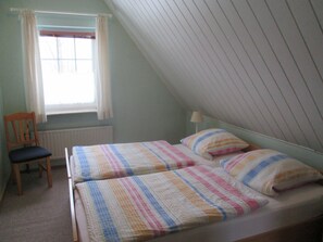 2 makuuhuonetta, ilmainen Wi-Fi, vuodevaatteet