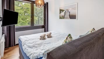 1 soveværelse, strygejern/strygebræt, gratis Wi-Fi, sengetøj