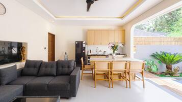 Villa, 2 Bedrooms, Pool View | Private kitchen