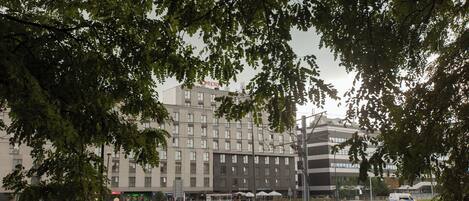 Overnatningsstedets facade