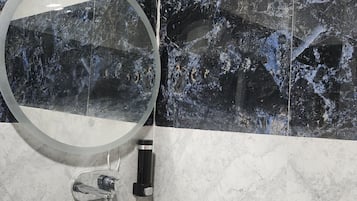 Towels, soap, toilet paper