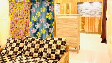 Quarto, 1 quarto, para fumantes, sacada | Sala de estar