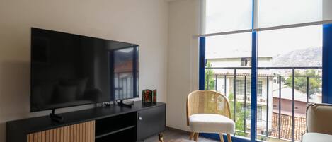 Televisie en een kantoor