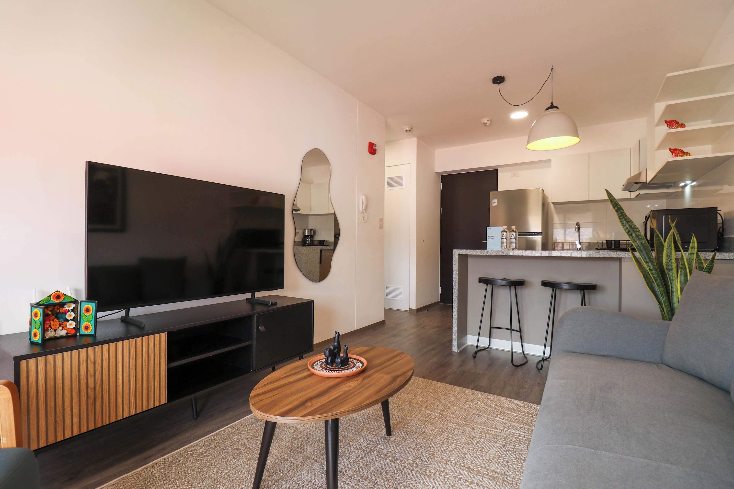 Televisie en een kantoor