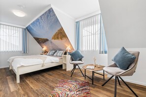 2 quartos, berço de viagem, Wi-Fi de cortesia, roupa de cama