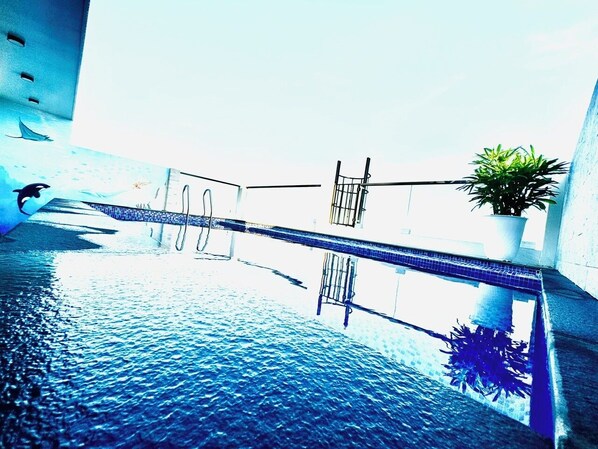 Outdoor pool - SandA Villa (Dong Hoa)