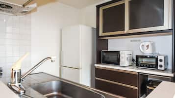Apartemen Keluarga, pemandangan kota | Dapur pribadi | Ketel listrik