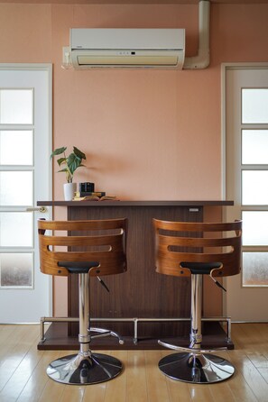 Family Apartment, City View | Living area | Flat-screen TV - Dai37 Matsui Building (Sapporo)