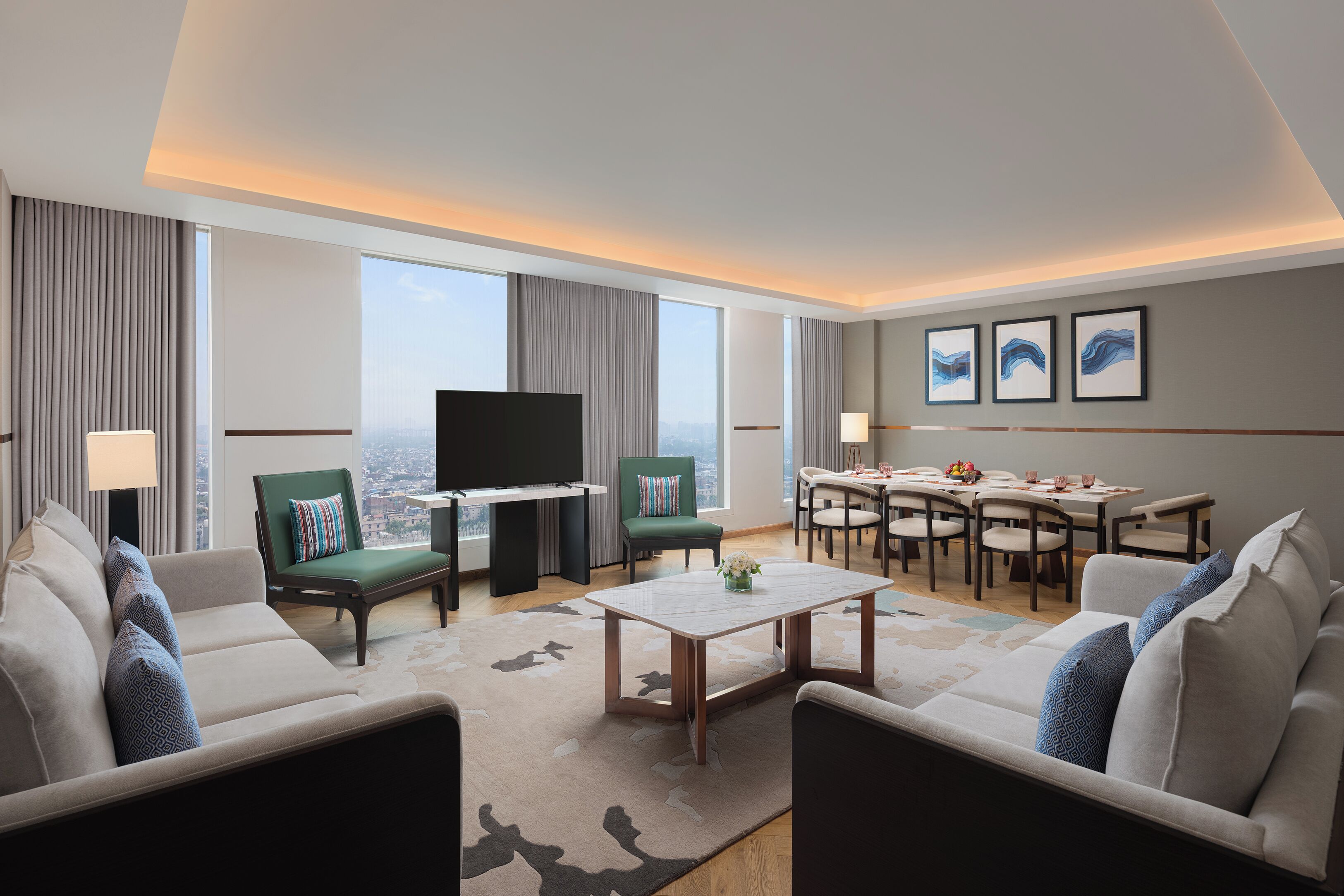 Presidential-Suite, Mehrere Betten | Ausblick vom Zimmer