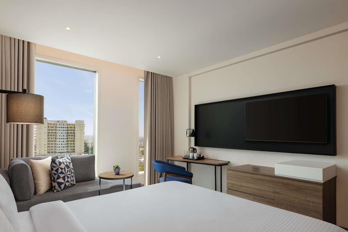 1 Schlafzimmer, Minibar, laptopgeeigneter Arbeitsplatz