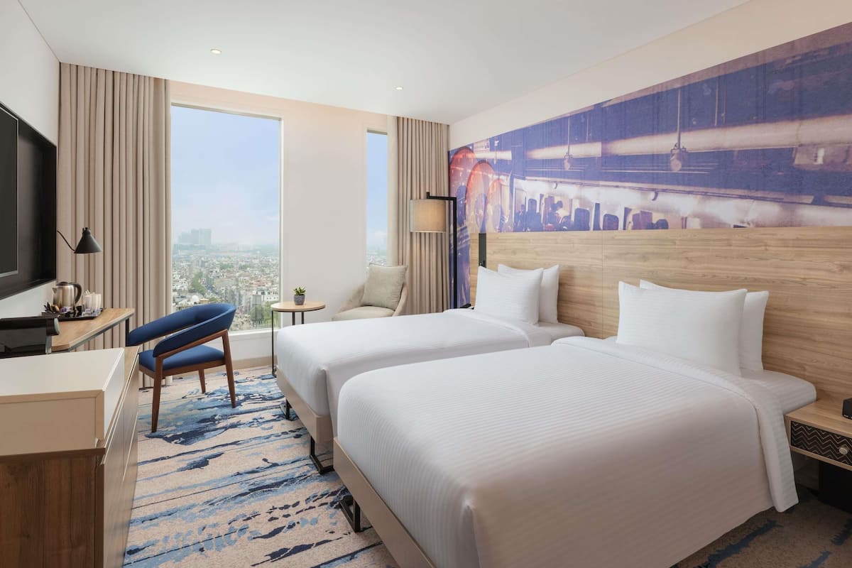 Blick von der Unterkunft