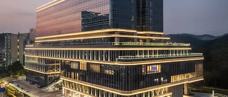Front of property – evening/night