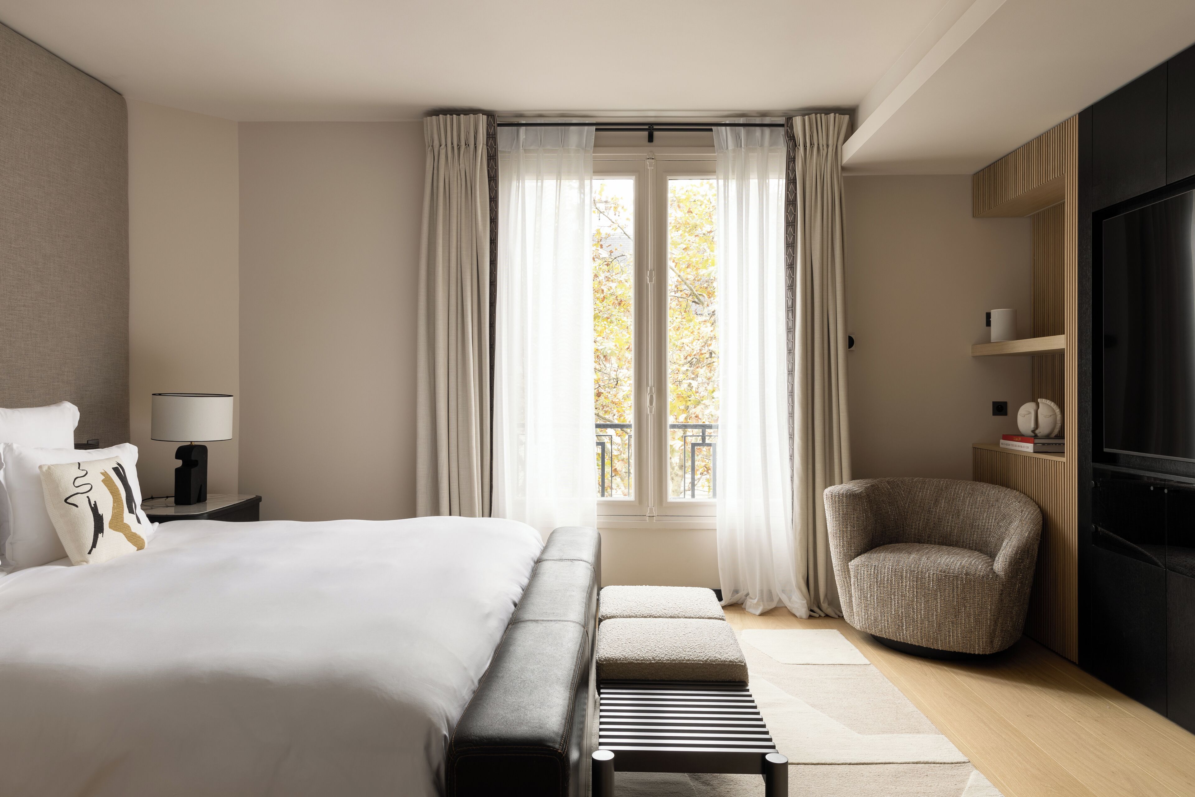 奢华公寓 | 4 多间卧室、高档床上用品、客房内保险箱、特色装修