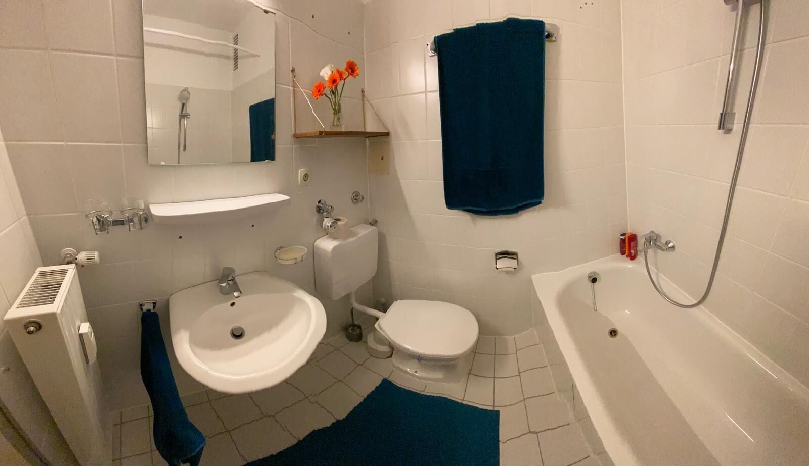 Towels, soap, toilet paper