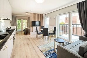 Classic Studio | Individually decorated, individually furnished, iron/ironing board - Symphony Atal City Square (Wroclaw)