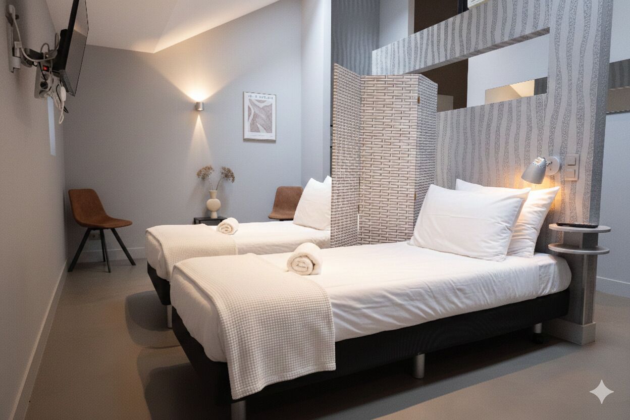 12 室のベッドルーム、WiFi、ベッドシーツ