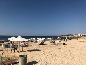 Na praia 