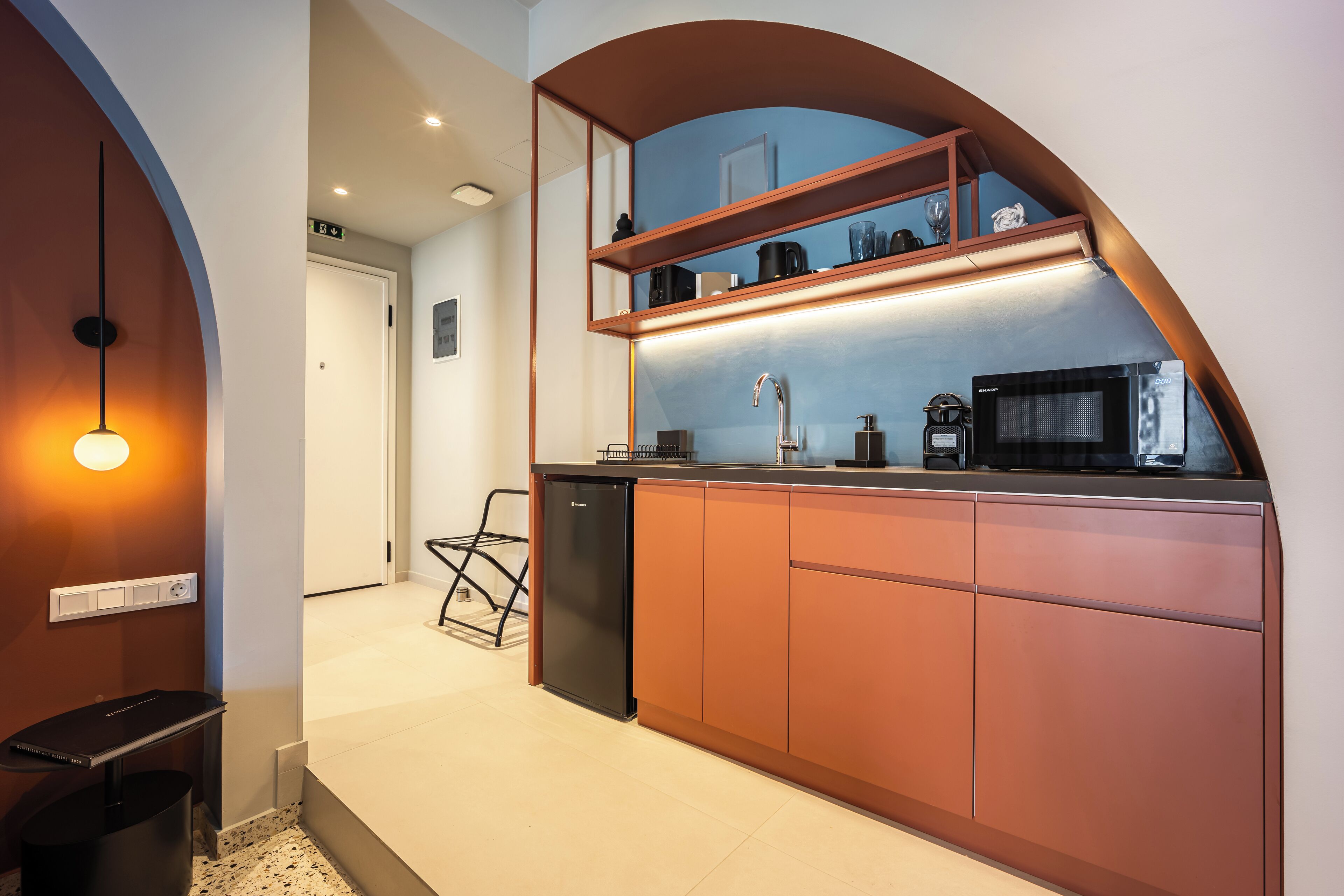 Classic-Apartment, 1 Schlafzimmer | Eigene Kochnische | Mini-Kühlschrank, Mikrowelle