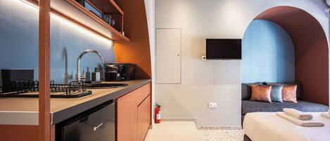 Appartement Classique, 1 chambre | Cuisine privée | Mini réfrigérateur, micro-ondes