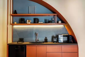 Classic-Apartment, 1 Schlafzimmer | Eigene Kochnische | Mini-Kühlschrank, Mikrowelle