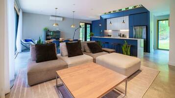 TV, fireplace, stereo