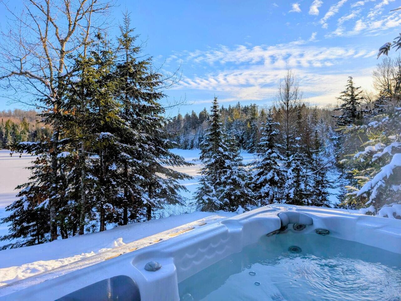 Idromassaggio all'aperto