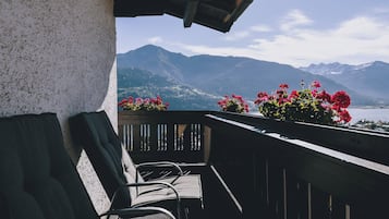 Superior-Apartment, Balkon, Seeblick | Blick vom Balkon