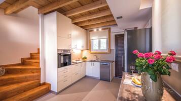Luxury Villa, 3 Bedrooms, Private Pool, Sea View | Private kitchen