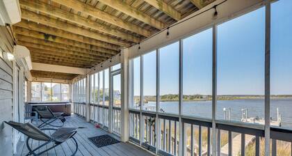 Private Hot Tub & Dock: North Topsail Beach Home