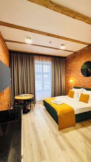 標準開放式客房 | 遮光布/窗簾、熨斗/熨衣板、免費無線上網、床單