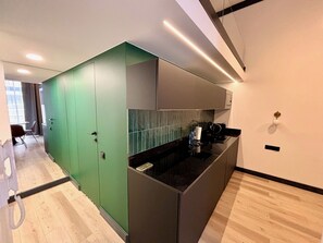 Studio dành cho gia đình | Màn/rèm cản sáng, bàn ủi/dụng cụ ủi quần áo 