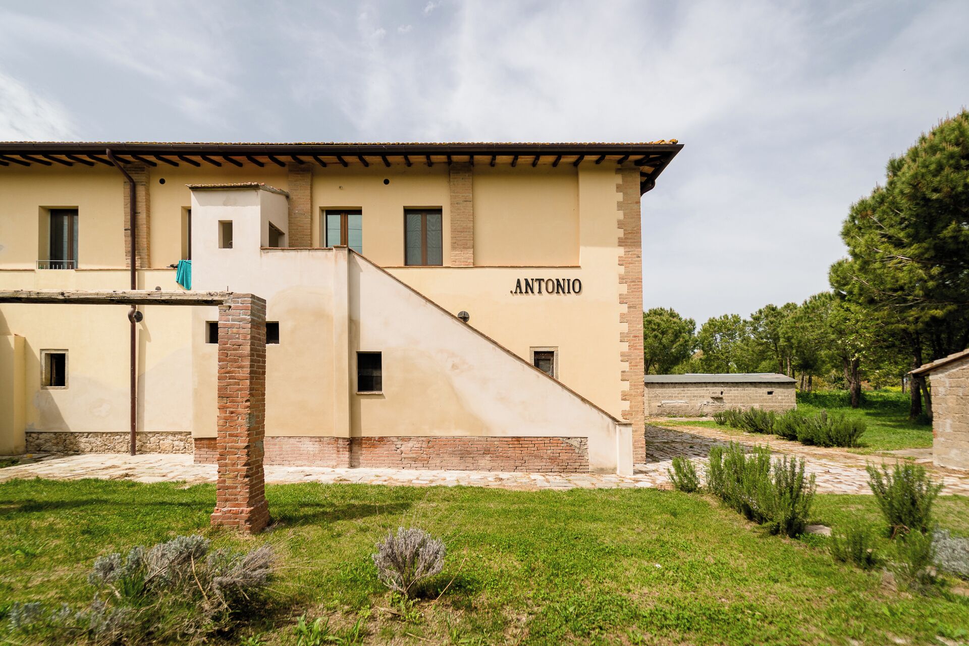 Facciata della struttura