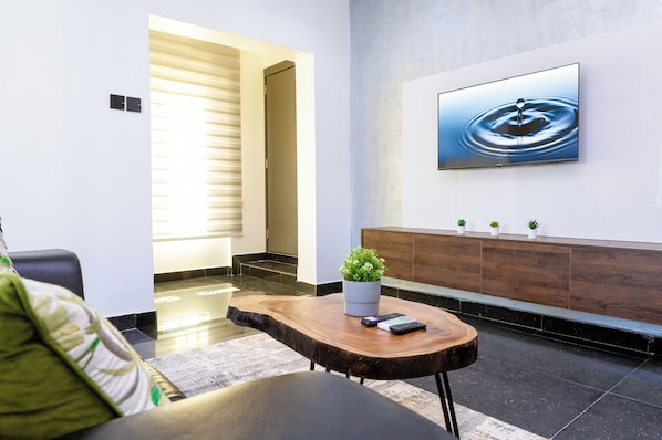Appartement, 1 chambre | Coin séjour