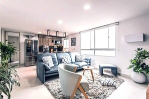 TV, fireplace, video games, offices