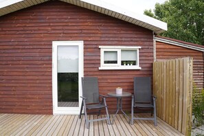 Cabane, 1 chambre, vue jardin | Terrasse/Patio