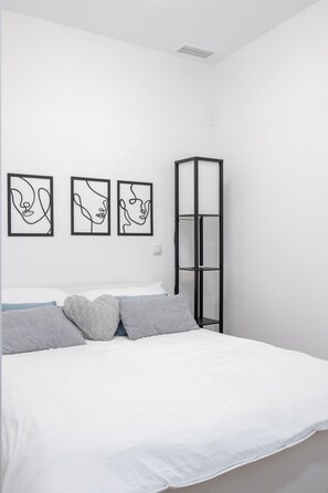 1 bedroom, iron/ironing board, travel crib, free WiFi