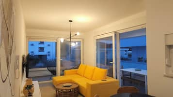 Classic Apartment, 2 Bedrooms | Living area | TV