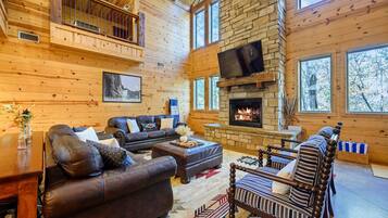 Smart TV, lareira, pebolim