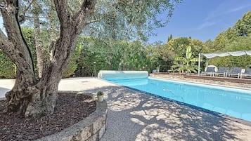 Una piscina riscaldata