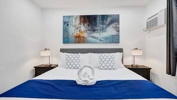 1 bedroom, iron/ironing board, bed sheets