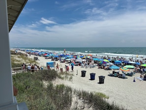 Sun loungers, beach towels