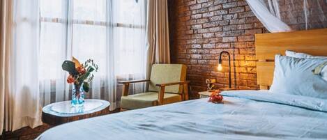 1 室のベッドルーム、WiFi、ベッドシーツ