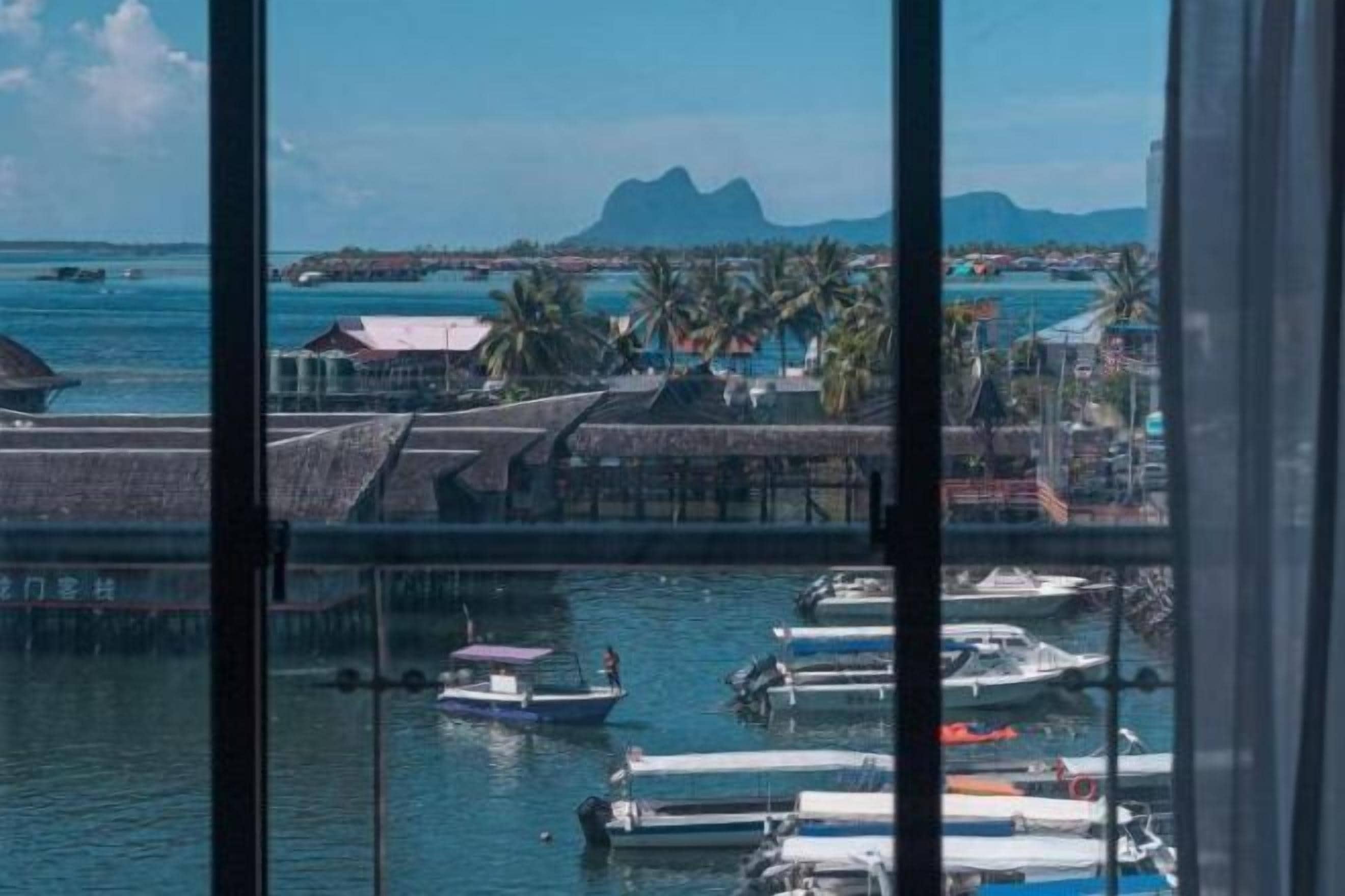 Uitzicht vanuit accommodatie