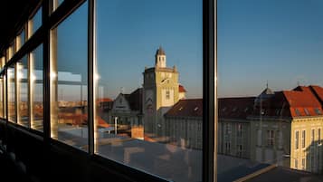 Blick von der Unterkunft
