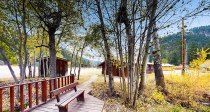 Peaceful cabin on acreage with a wood stove - near Bitterroot River