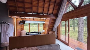 豪華小木屋 | 1 間睡房、高級寢具、羽絨被、迷你吧
