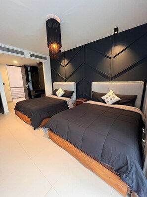 2 chambres, fer et planche Ă repasser, Wi-Fi, literie fournie