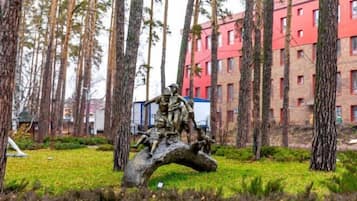 Blick von der Unterkunft